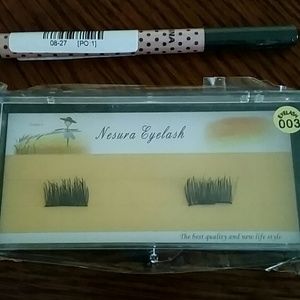 Magnetic eye lashes + waterproof eyeliner